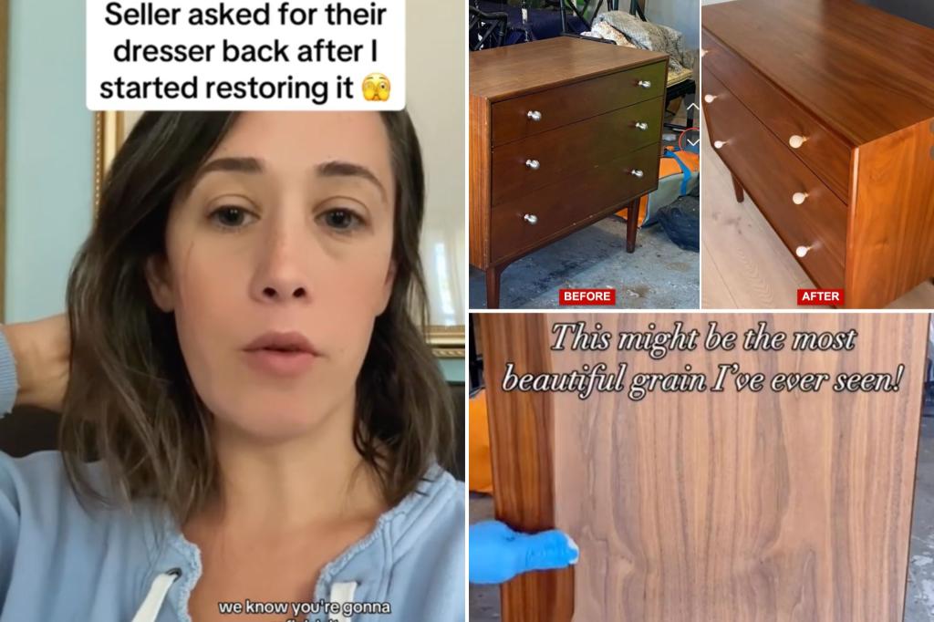 Facebook seller frantically asks buyer to return woman's cheap furniture amid viral restoration: 'Conspiracy twist'